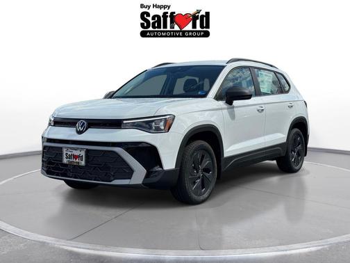 Pure White 2026 Volkswagen Taos S SUV
