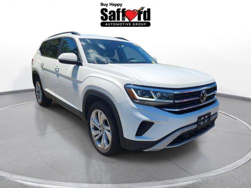 Pure White 2023 Volkswagen Atlas 3.6L SE w/Technology