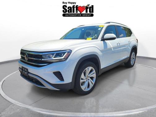 Pure White 2023 Volkswagen Atlas 3.6L SE w/Technology