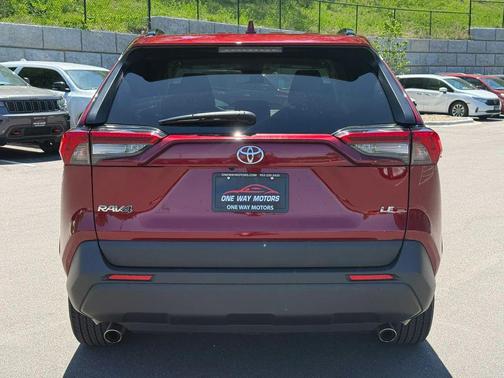 Red 2020 Toyota RAV4 LE