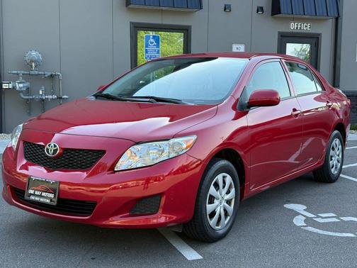 Red 2009 Toyota Corolla S