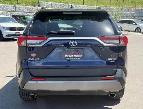 Blue 2021 Toyota RAV4 Limited
