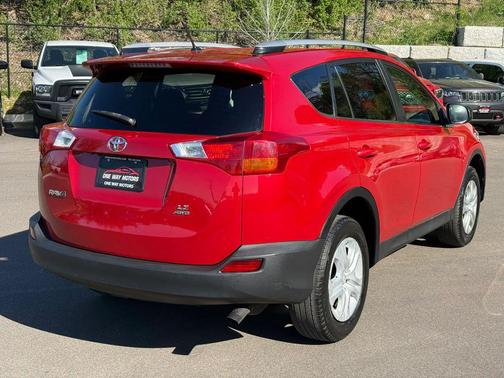 Red 2015 Toyota RAV4 LE