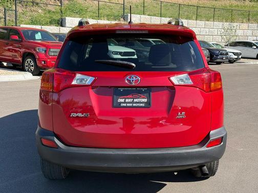 Red 2015 Toyota RAV4 LE