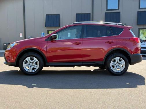 Red 2015 Toyota RAV4 LE