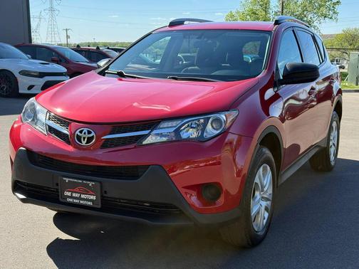 Red 2015 Toyota RAV4 LE