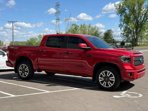 Red 2021 Toyota Tundra SR5