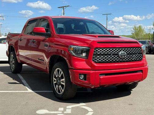 Red 2021 Toyota Tundra SR5