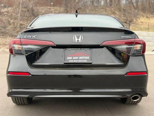 Black 2025 Honda Civic Sport