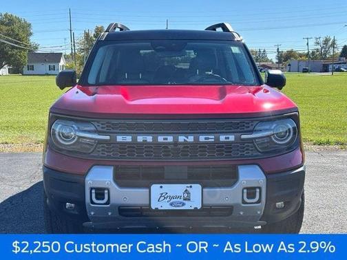 Ruby Red Metallic Tinted Clearcoat 2026 Ford Bronco Sport Badlands