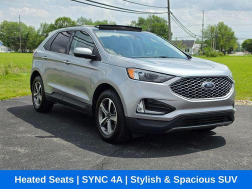 Iconic Silver Metallic 2024 Ford Edge SEL