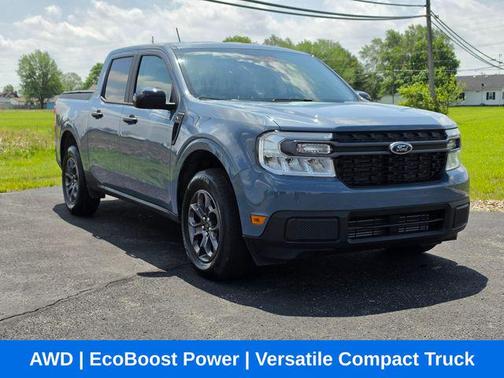 Azure Gray Metallic Tri-Coat 2024 Ford Maverick XLT
