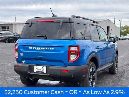 Velocity Blue Metallic 2026 Ford Bronco Sport Outer Banks