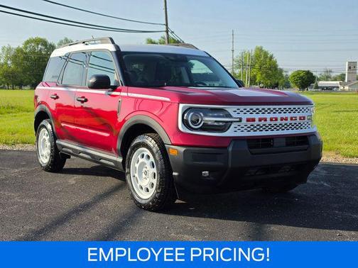 Ruby Red Metallic Tinted Clearcoat 2026 Ford Bronco Sport Heritage