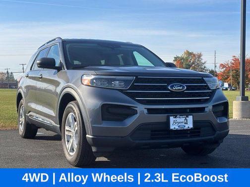 Gray Metallic 2022 Ford Explorer XLT