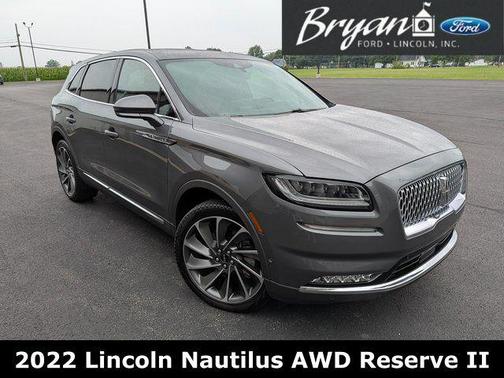 Asher Gray Metallic Clearcoat 2022 Lincoln Nautilus Reserve