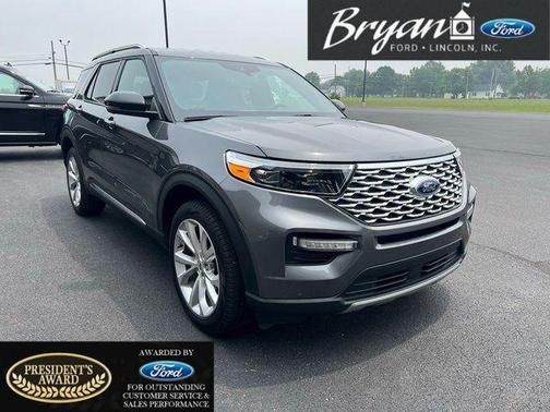 Carbonized Gray Metallic 2023 Ford Explorer Platinum