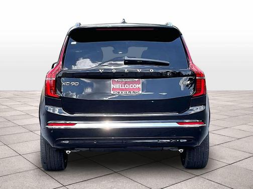 Onyx Black Metallic 2026 Volvo XC90 Plug-In Hybrid Plus, T8 AWD, Electric/Gasoline, Bright, 6 Seats