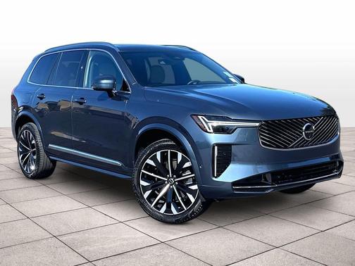 Denim Blue Metallic 2026 Volvo XC90 Plus, B6 AWD Gas (mild hybrid), Gasoline, Bright, 7 Seats