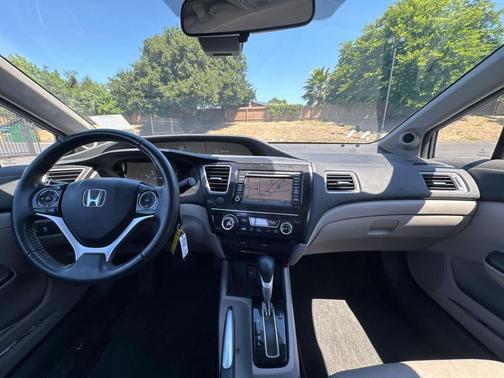 Polished Metal Metallic 2013 Honda Civic Hybrid Base