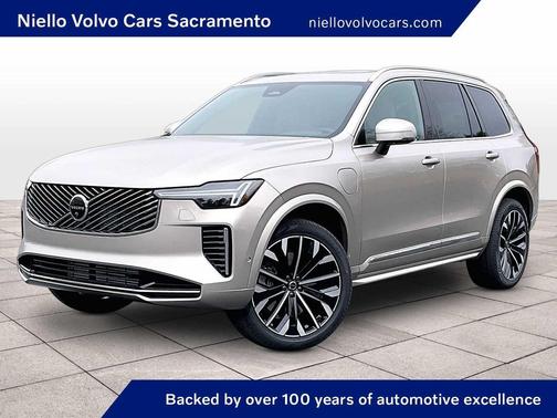 Bright Dusk Metallic 2026 Volvo XC90 Plug-In Hybrid Plus, T8 AWD, Electric/Gasoline, Bright, 7 Seats