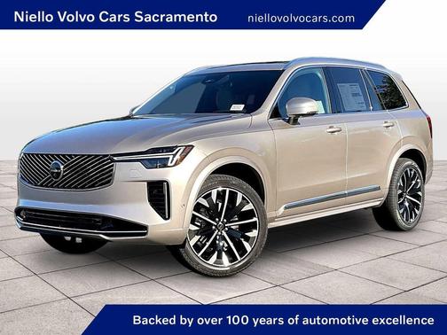 Bright Dusk Metallic 2026 Volvo XC90 Plus, B5 AWD Gas (mild hybrid), Gasoline, Bright, 7 Seats