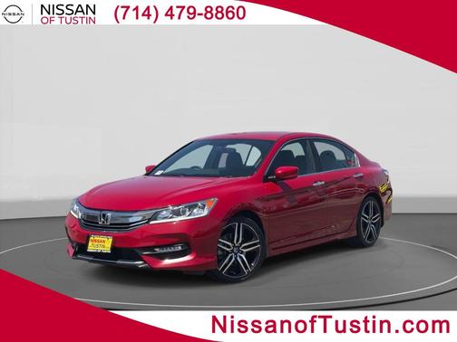 San Marino Red 2017 Honda Accord Sport