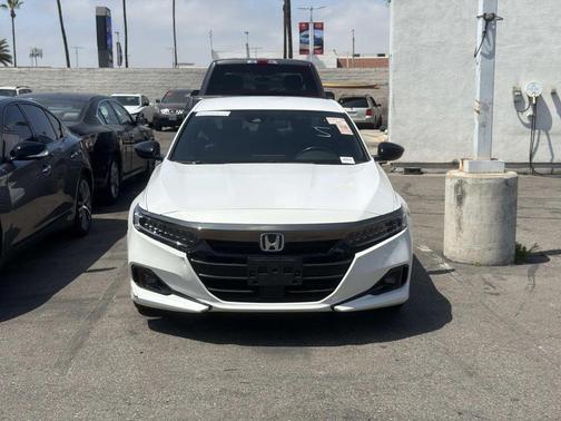 Platinum White Pearl 2022 Honda Accord Hybrid Sport