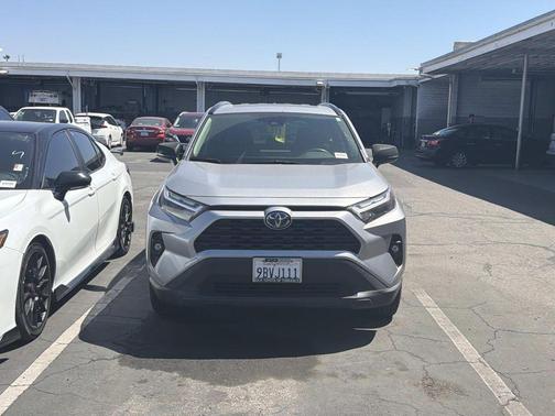 Silver Sky Metallic 2022 Toyota RAV4 Hybrid XLE Premium