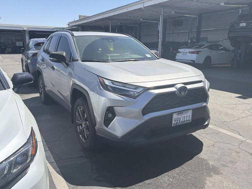 Silver Sky Metallic 2022 Toyota RAV4 Hybrid XLE Premium