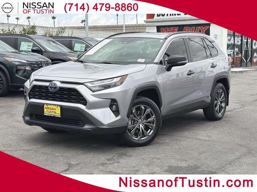 Silver Sky Metallic 2022 Toyota RAV4 Hybrid XLE Premium