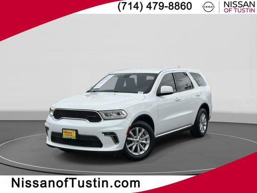 White Knuckle Clearcoat 2021 Dodge Durango SXT RWD
