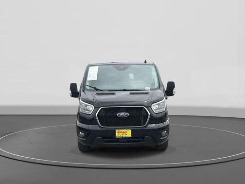 AGATE BLACK METALLIC 2023 Ford Transit-350 XLT