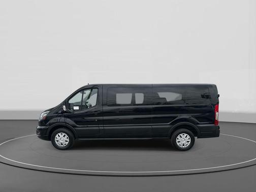 AGATE BLACK METALLIC 2023 Ford Transit-350 XLT