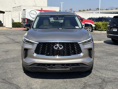 Warm Titanium 2023 INFINITI QX60 Luxe