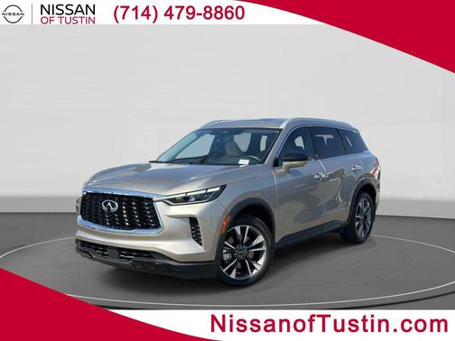 Warm Titanium 2023 INFINITI QX60 Luxe