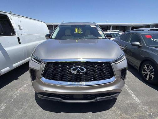 Warm Titanium 2023 INFINITI QX60 Luxe