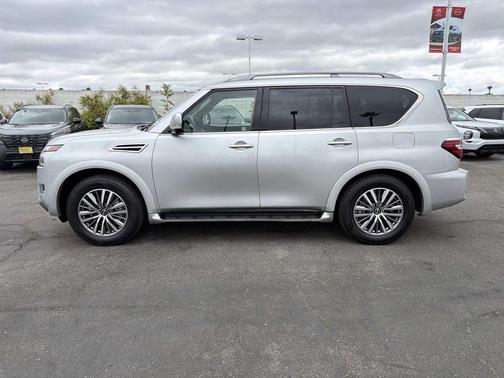 Brilliant Silver Metallic 2023 Nissan Armada SL 2WD