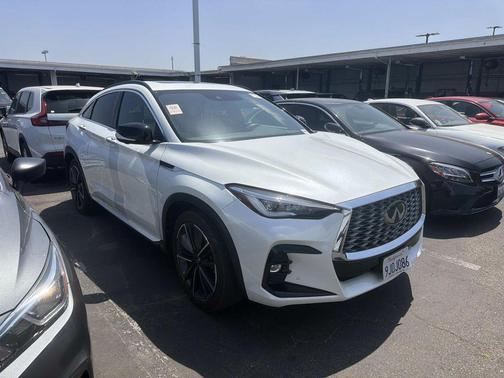 Radiant White 2023 INFINITI QX55 ESSENTIAL