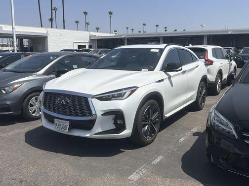 Radiant White 2023 INFINITI QX55 ESSENTIAL