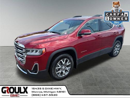 Volcanic Red Tintcoat 2023 GMC Acadia AWD SLT