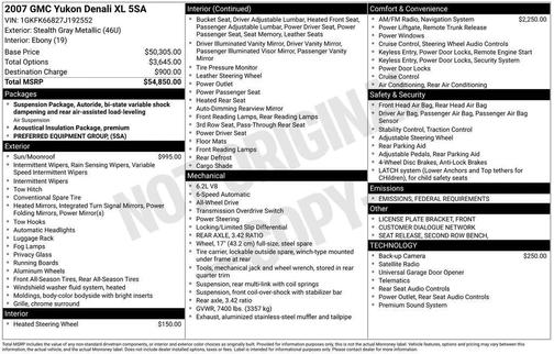 2007 GMC Yukon XL Denali