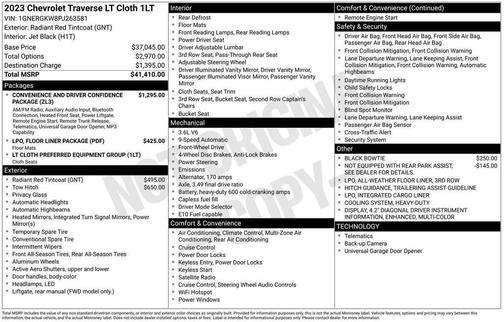2023 Chevrolet Traverse LT Cloth