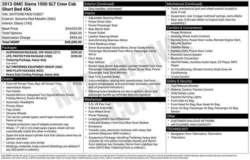 2013 GMC Sierra 1500 SLT