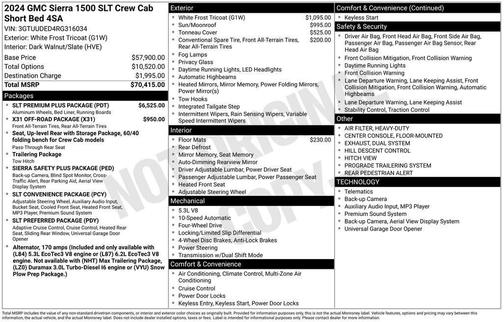 2024 GMC Sierra 1500 SLT