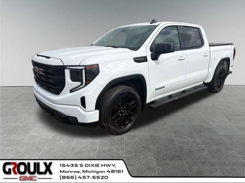 Summit White 2024 GMC Sierra 1500 Elevation