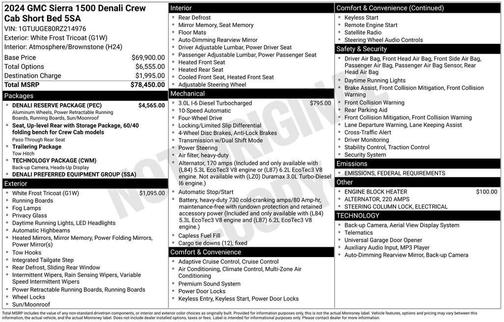 2024 GMC Sierra 1500 Denali