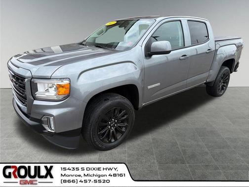 Satin Steel Metallic 2022 GMC Canyon Elevation