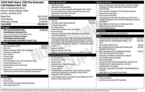 2023 GMC Sierra 1500 Pro
