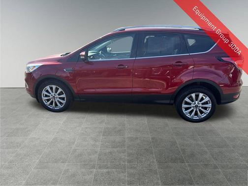 Red 2017 Ford Escape Titanium